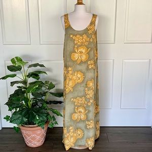 Vintage Tommy Bahama Floral Maxi Dress